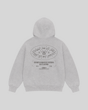 After The Effort Hoodie in grey — back view