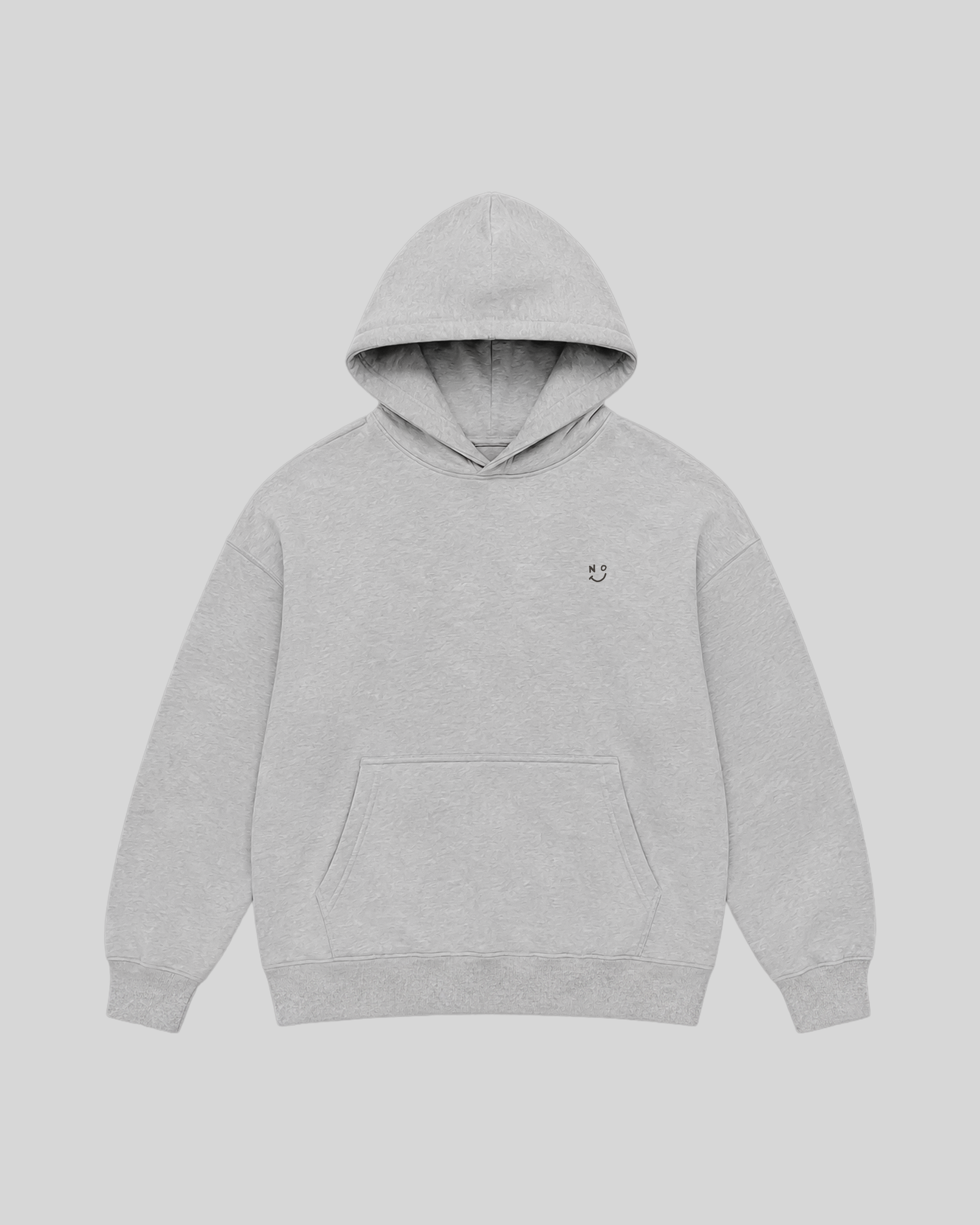 After The Effort Hoodie in grey — front view