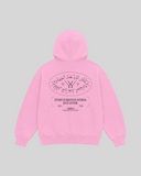 After The Effort Hoodie in pink — back view