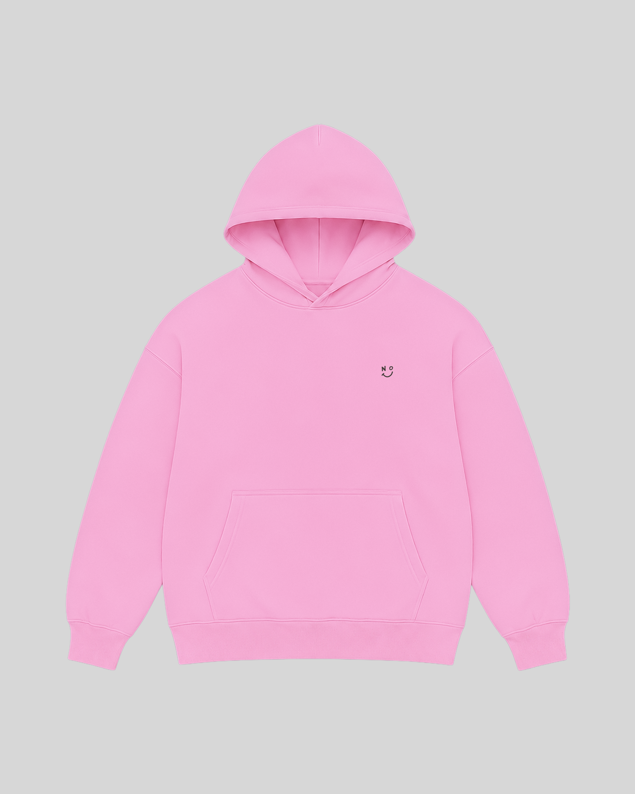 After The Effort Hoodie in pink — front view