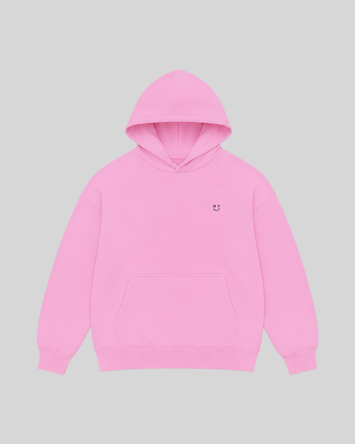 After The Effort Hoodie in pink — front view