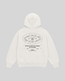 After The Effort Hoodie in white — back view