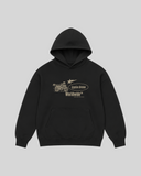 Egyptian Division Hoodie in black — front view