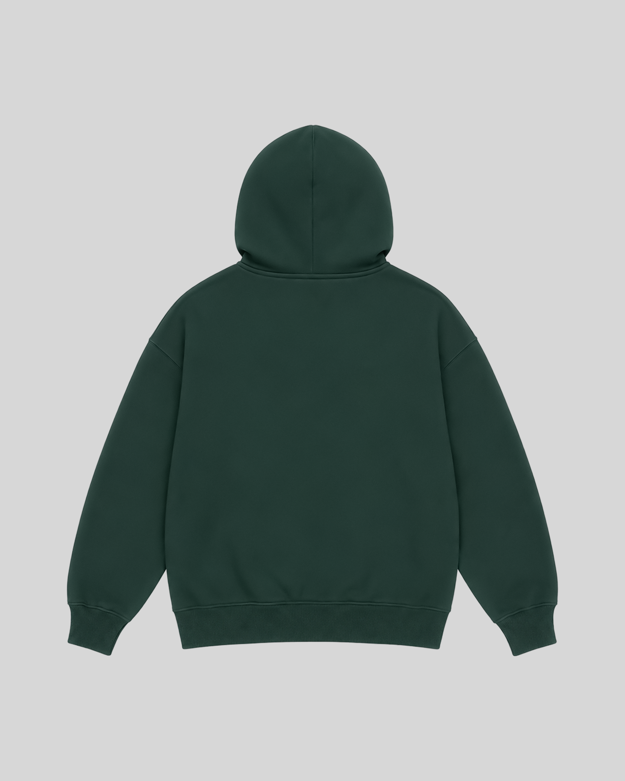 Egyptian Division Hoodie in green — back view