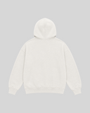 Egyptian Division Hoodie in white — back view