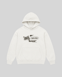 Egyptian Division Hoodie in white — front view