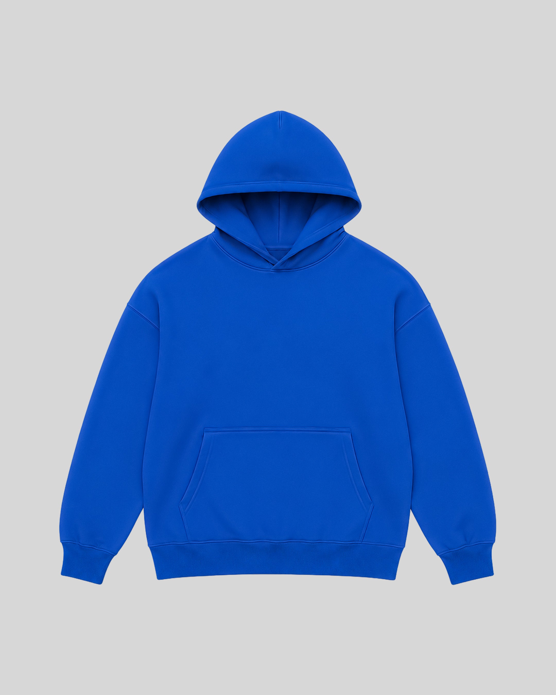 Forever Hoodie in royal blue, front view