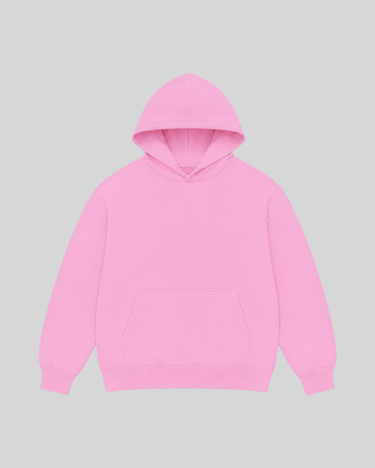 Forever Hoodie in pink, front view