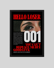 Hello Loser black frame