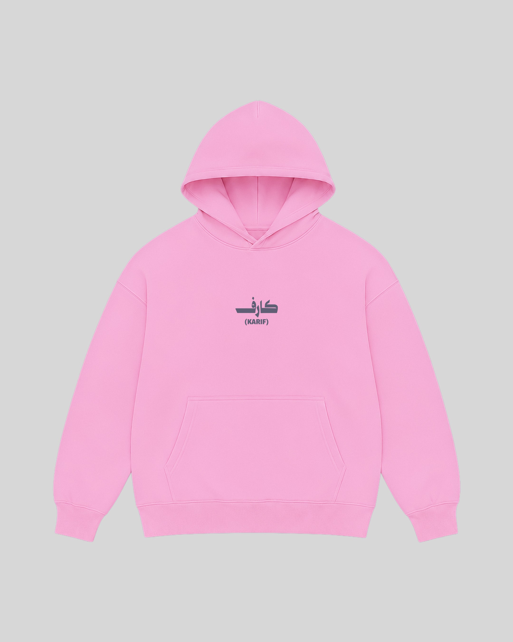Karif Hoodie in pink, front view