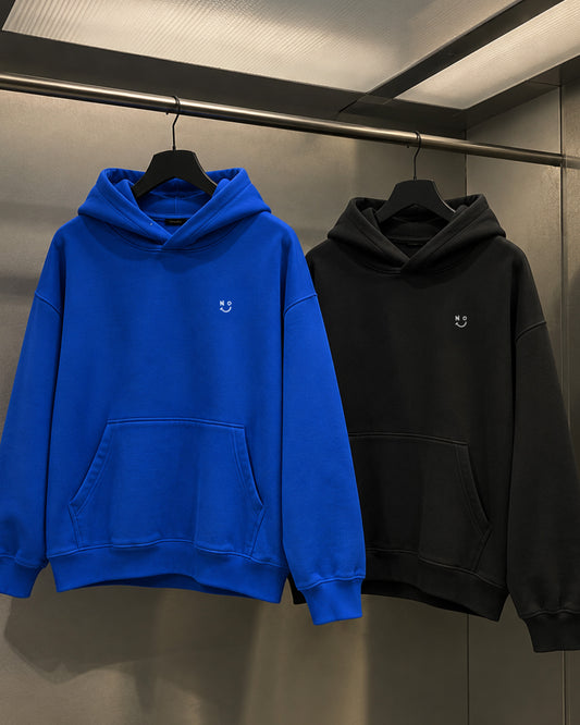 NOTART Basic Hoodie in blue and black — cover