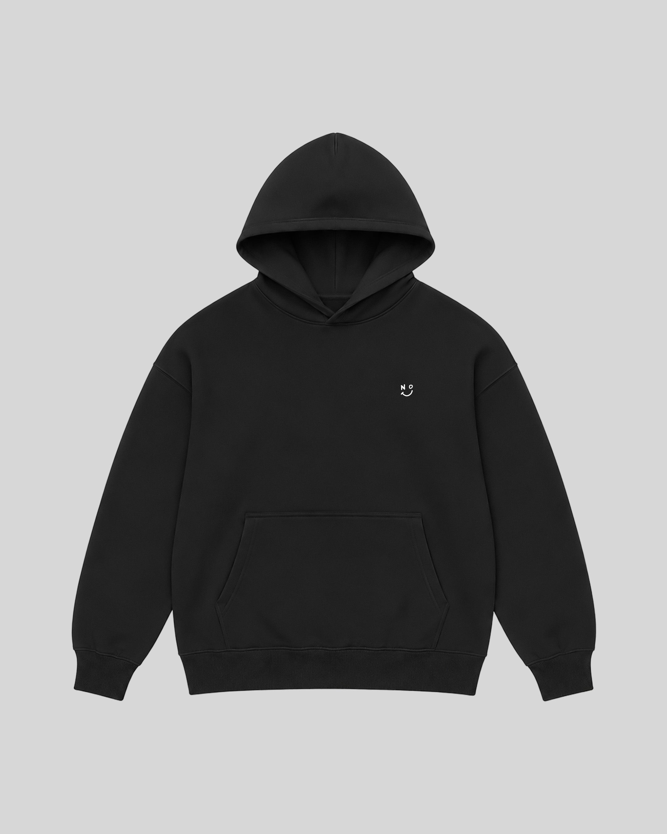 NOTART Basic Hoodie — black front