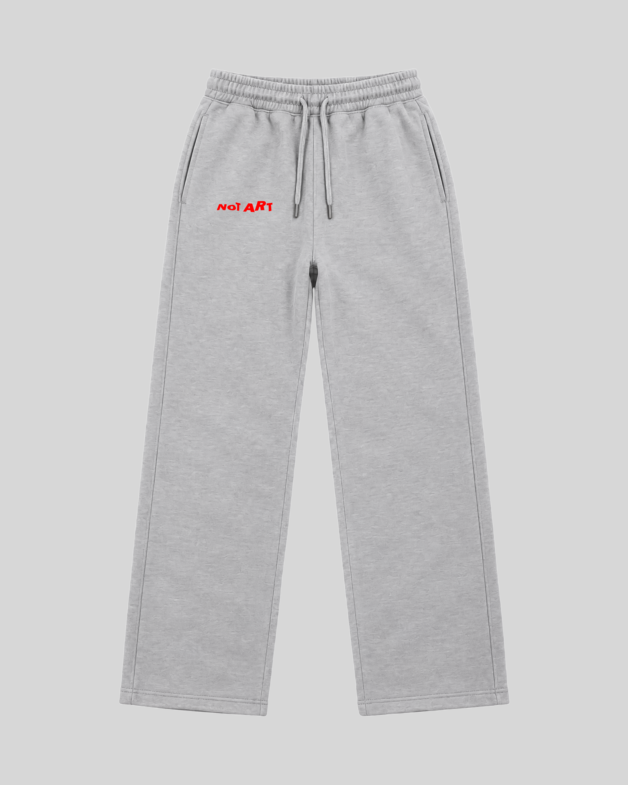 NOTART Basic Sweatpants — front grey