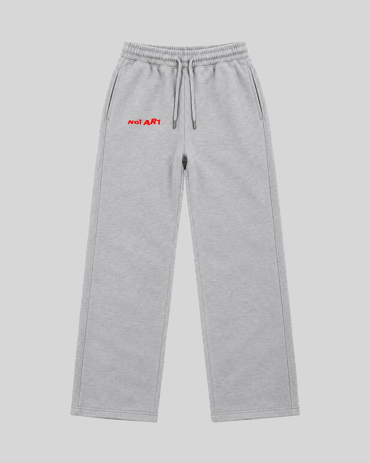 NOTART Basic Sweatpants — front grey