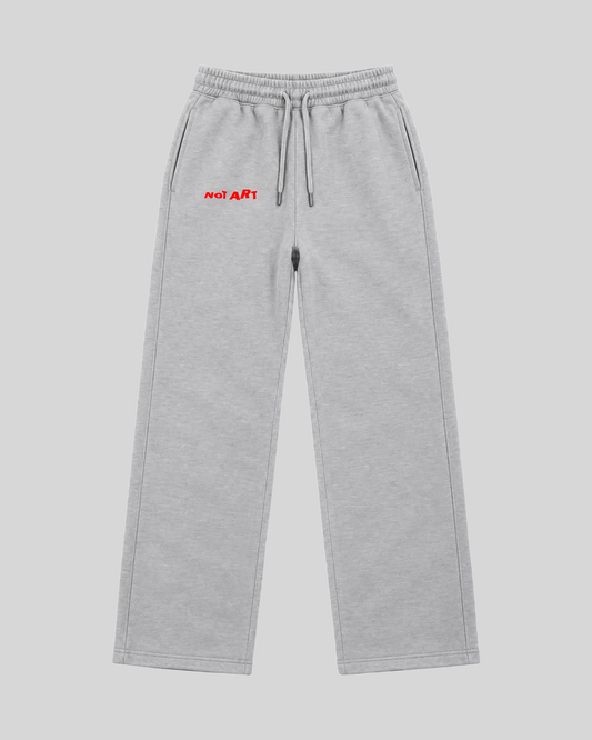 NOTART Basic Sweatpants — front grey