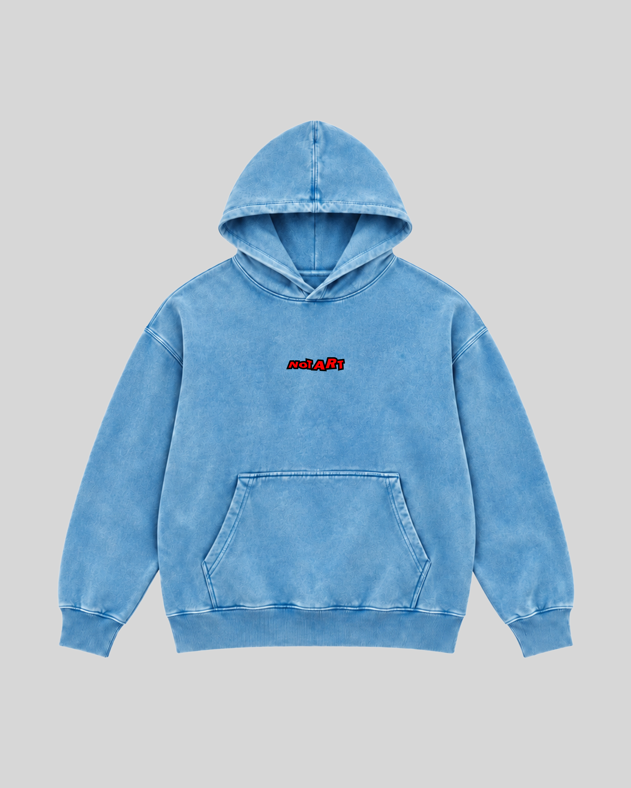 NOTART Original Washed Hoodie 5 Front BLUE