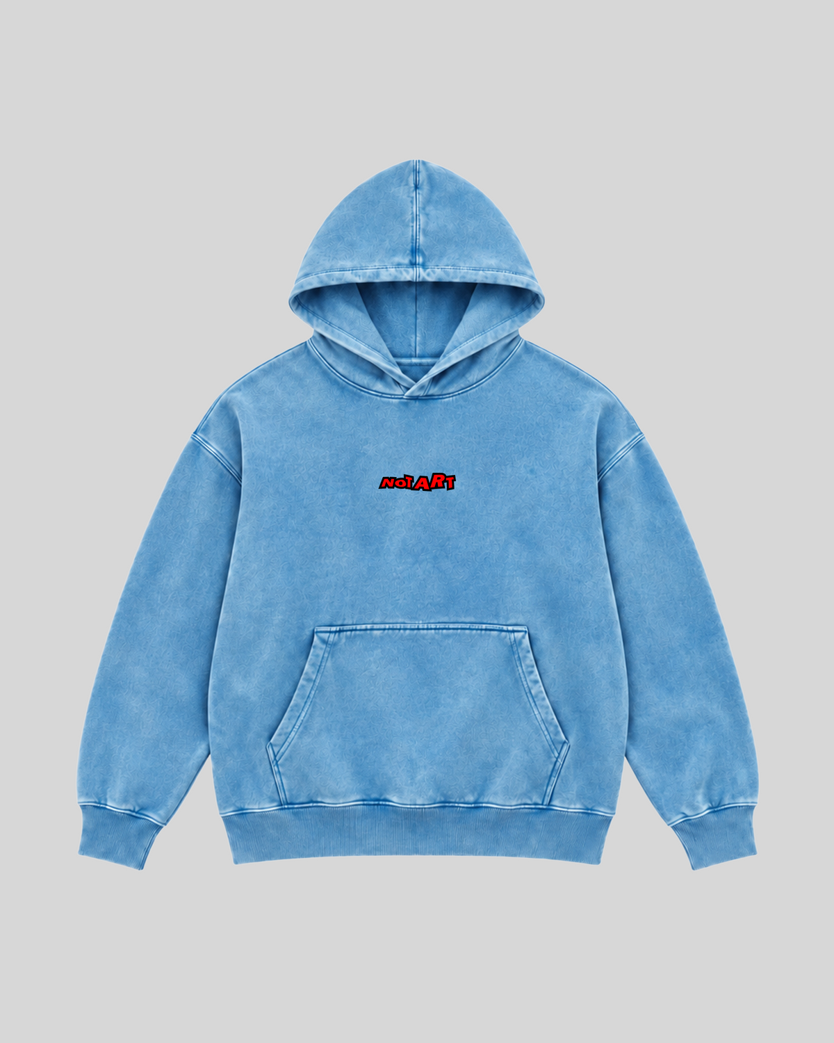 NOTART Original Washed Hoodie 5 Front BLUE