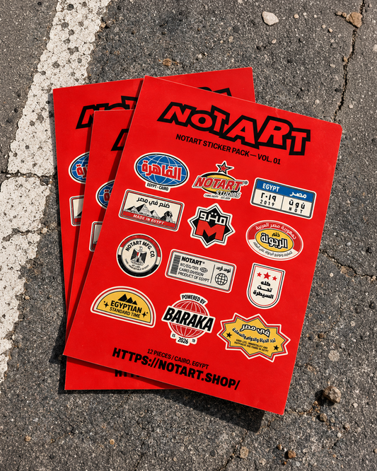 NOTART Sticker Pack Vol. 01 A4 cover