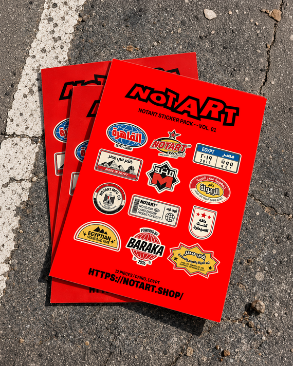 NOTART Sticker Pack Vol. 01 A4 cover