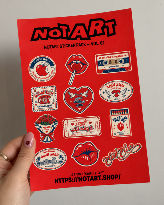 NOTART Sticker Pack Vol. 02 A4 cover