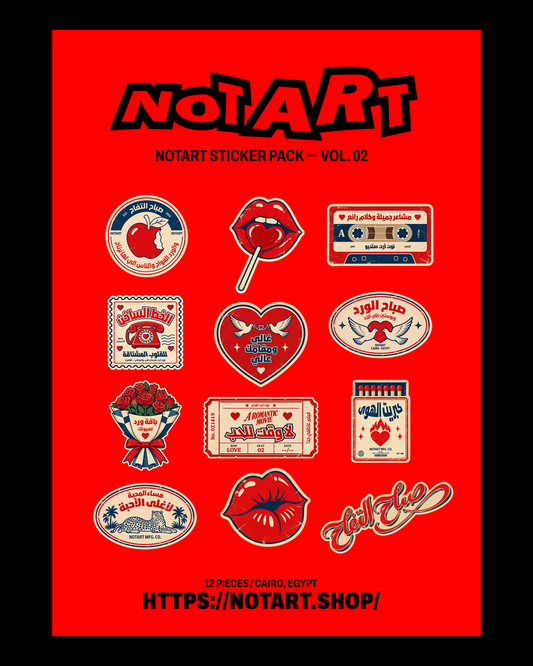 NOTART Sticker Pack Vol. 02 A4 sheet