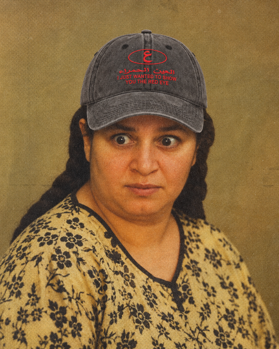 The Red Eye Cap in Dark Grey — lifestyle cover