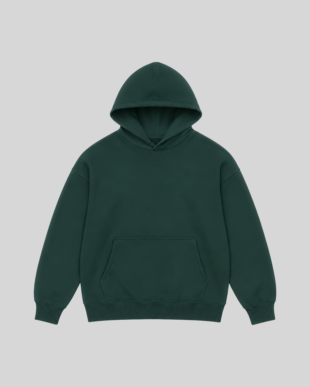 NOTART Original Hoodie in forest green, front view