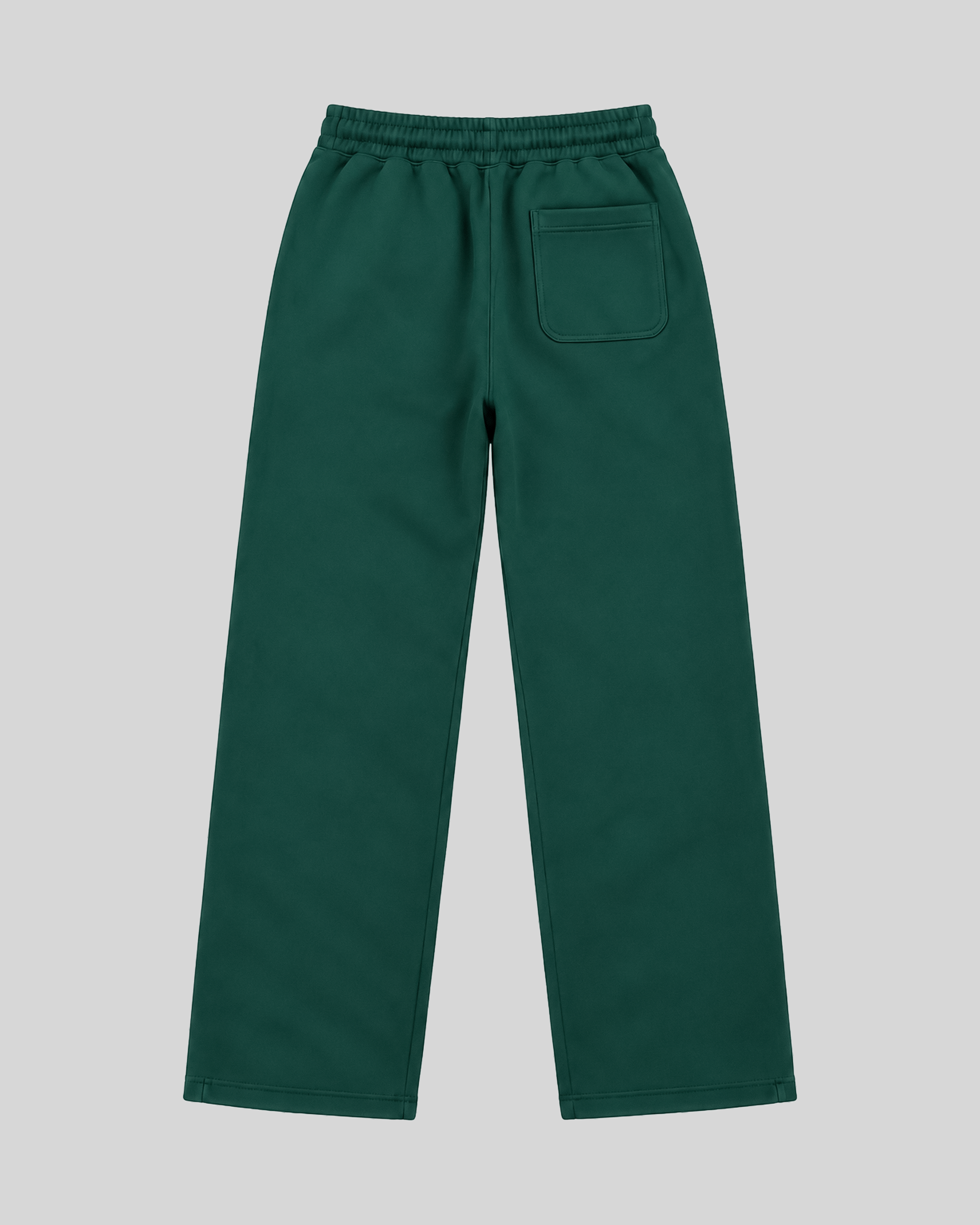 Trust Nothing Sweatpants — back green