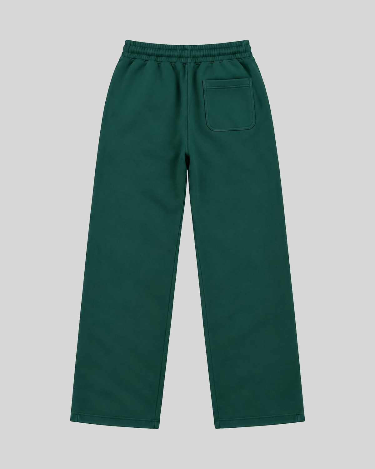 Trust Nothing Sweatpants — back green