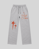 Trust Nothing Sweatpants — front grey
